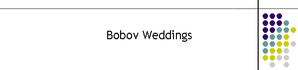 Bobov Weddings
